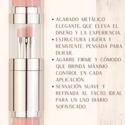 5 EN 1 BROCHAS PARA MAQUILLAJE EXPERTO PORTATILES